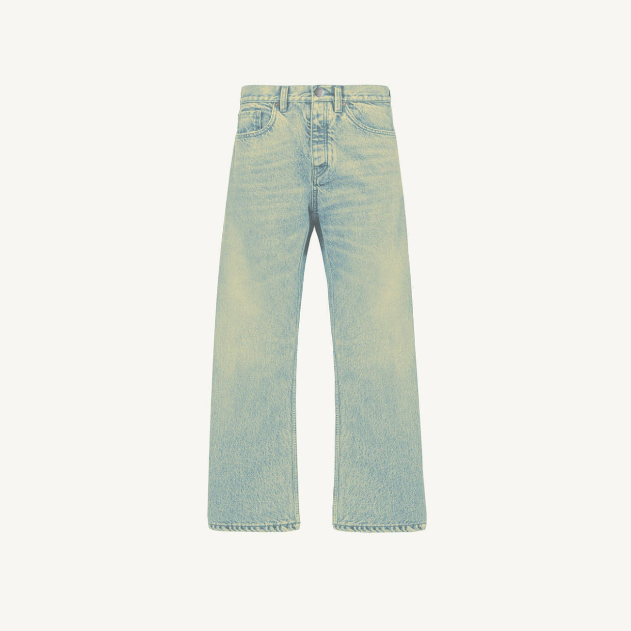 Blue Faded Relaxed Jeans